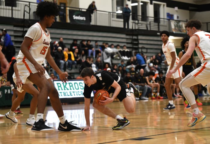 a Roosevelt vs Eastside Catholic boys basketball The Hardwood Invite final Portland Oregon December 20 2023 Taylor Balkom 12